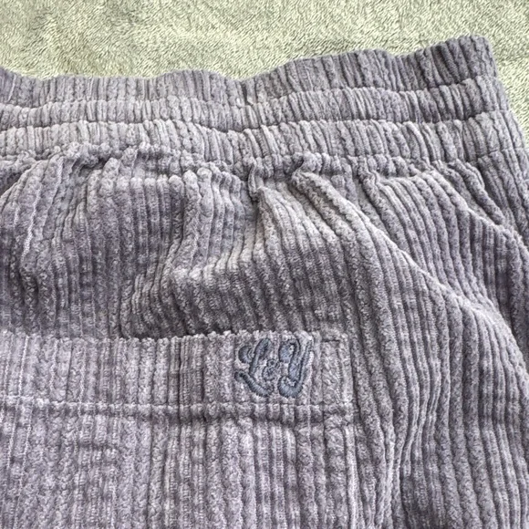 NWOT Lucy & Yak Norris Wide Leg Cotton Corduroy Purple Trousers - Picture 7 of 15